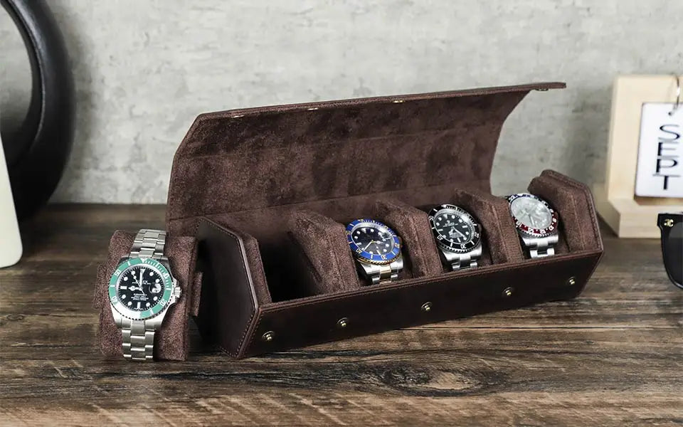 Premium Leather Watch Case